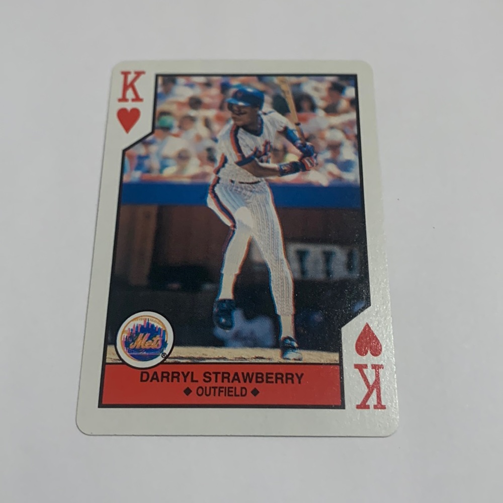 Darryl Strawberry Mets King of Hearts Playing Card (MISC8) - Picture 1 of 2